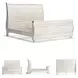 Willowton Whitewash King Sleigh Bed With Horizontal Planks