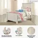 Willowton Whitewash Twin Panel Bed