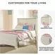 Willowton Whitewash Full Panel Bed