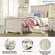 Willowton Whitewash Full Panel Bed