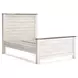 Willowton Whitewash Full Panel Bed