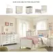 Willowton Whitewash Full Single Side Under Bed Storage Panel Bed