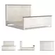 Willowton Whitewash California King Panel Bed