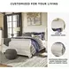 Willowton Whitewash Queen Sleigh Bed With Horizontal Planks