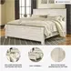 Willowton Whitewash Queen Panel Bed