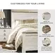 Willowton Whitewash Queen Panel Bed