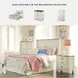 Willowton Whitewash Queen Panel Bed