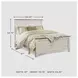 Willowton Whitewash Queen Panel Bed