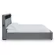 Wronske Gray King Upholstered Bed