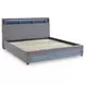 Wronske Gray King Upholstered Bed