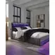 Wronske Gray California King Upholstered Bed