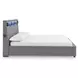 Wronske Gray King Upholstered Bed