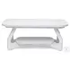 Bay Harbor Distressed White Rectangular Coffee Table