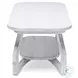 Bay Harbor Distressed White Rectangular Coffee Table