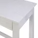 Surfside Weathered White Rectangular Console Table with USB Charging