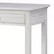 Surfside Weathered White Rectangular Console Table with USB Charging