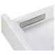 Surfside Weathered White Rectangular Console Table with USB Charging