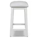 Surfside Gray Performance Fabric Upholstered Backless Counter Height Stool