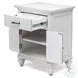 Bay Harbor Distressed White 1 Drawer and 2 Door Nightstand