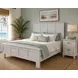 Bay Harbor Distressed White 1 Drawer and 2 Door Nightstand