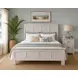 Bay Harbor Distressed White 1 Drawer and 2 Door Nightstand