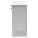 Bay Harbor Distressed White 6 Drawer and 2 Door Dresser
