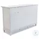 Bay Harbor Distressed White 6 Drawer and 2 Door Dresser
