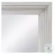 Bay Harbor Distressed White Rectangular Dresser Mirror