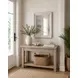 Bay Harbor Distressed White Rectangular Dresser Mirror