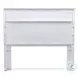 Bay Harbor Distressed White Queen Headboard