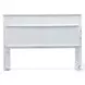 Bay Harbor Distressed White King Headboard