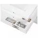 Surfside Weathered White Queen Storage Cabinet Bed with Mattress and USB Charging