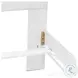 Bay Harbor Distressed White Queen Panel Bed