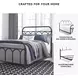 Nashburg Black Full Metal Bed