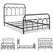 Nashburg Black Full Metal Bed