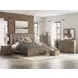 Garistyn Light Brown 6 Drawer Dresser and Rectangular Mirror
