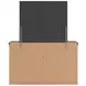 Garistyn Light Brown 6 Drawer Dresser and Rectangular Mirror