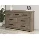 Garistyn Natural Rustic 7 Drawer Dresser