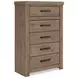 Garistyn Light Brown Storage Panel Bedroom Set