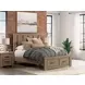 Garistyn Light Brown Queen Storage Panel Bed