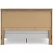 Garistyn Light Brown King Panel Bed
