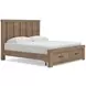 Garistyn Light Brown King Storage Panel Bed