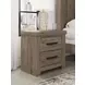 Garistyn Light Brown 2 Drawer Nightstand with USB Charging