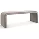 Traverse Dark Taupe Upholstered Bed Bench