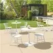 Shio White Outdoor Dining Chair
