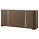 Carino Cocoa and Beige Upholstered Panel Bedroom Set