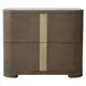 Carino Cocoa and Beige Upholstered Panel Bedroom Set
