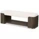 Carino Cocoa and Beige Upholstered Panel Bedroom Set