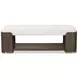 Carino Cocoa and Beige Upholstered Panel Bedroom Set