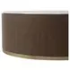 Carino Cocoa and Beige Round Marble Top Cocktail Table